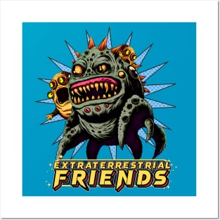 Extraterrestrial Friends - Brutis and Buds Posters and Art